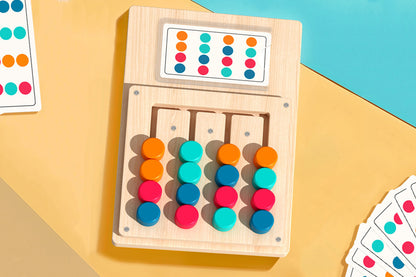 Color Matching Puzzle Toys Montessori Brain Teasers Board Game For boy and girls