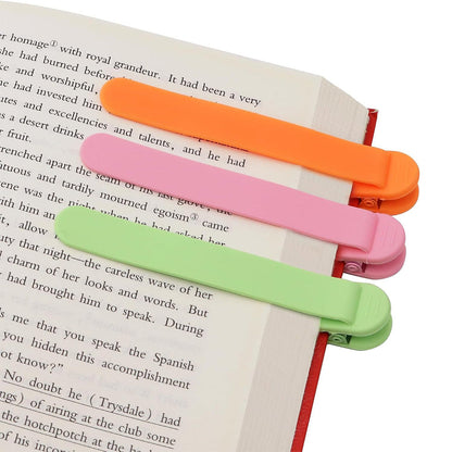 3Pcs Automatic Silicone Bookmarks for Reading ââ‚?Women & Kids Gift Style 2