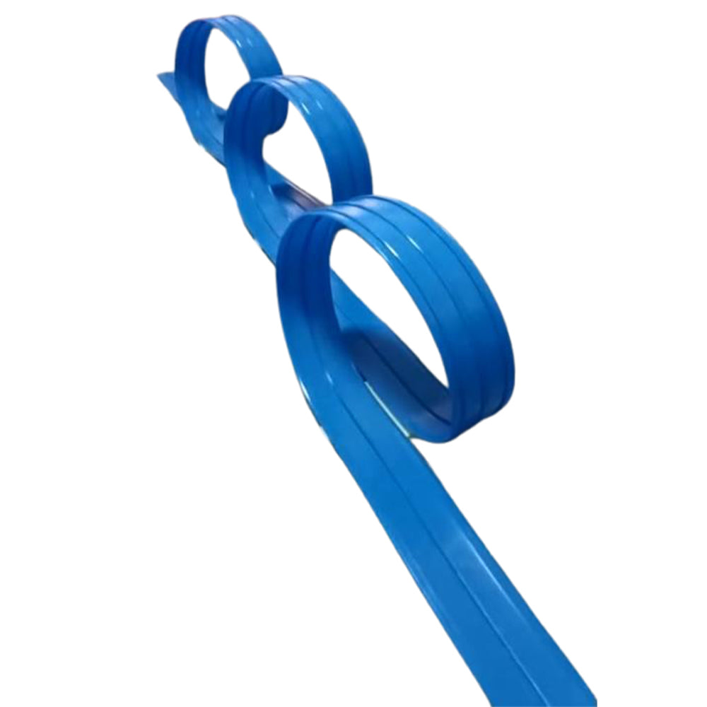 5-Meter Flexible Race Car Track with Base and 360-Degree Rotating Cars for Home Play Blue