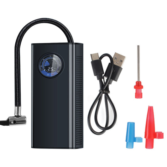 Electric Air Compressor Mini Tire Pump Wireless Inflatable Pump for Car Auto