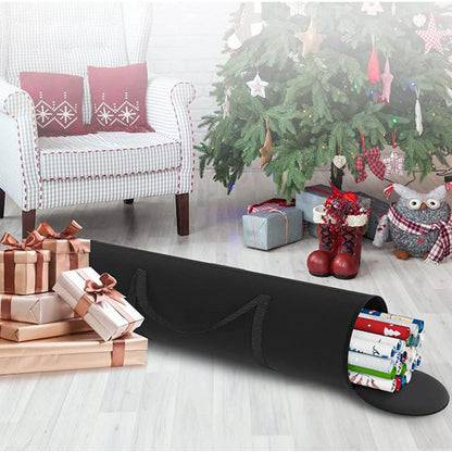 Christmas Wrapping Paper Storage Bag Gift Paper Organizer