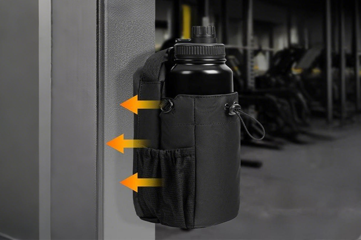 Fitness Bag Large Capacity Outdoor Shoulder Water Bottle Holder