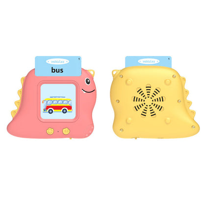 Kids 224 Words Talking Flash Cards Set Preschool Words Learning Cards Toy Pink