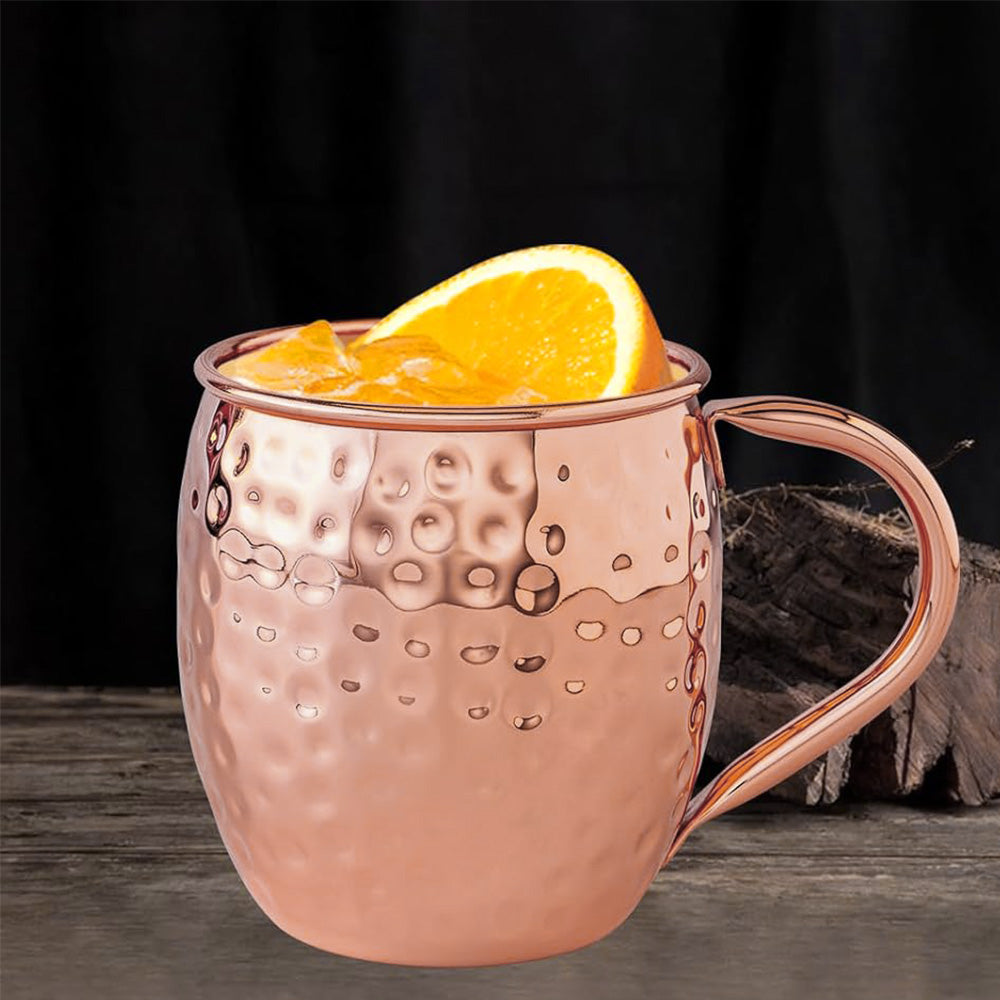 Copper Moscow Mule Mug 530ml Hammered Cocktail Beer Mug