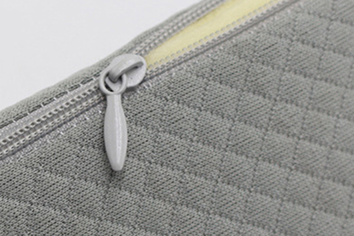 Knee Foot Pillow Half Moon Bolster Pillow - Grey