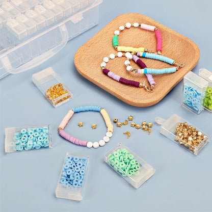 64-Compartment Storage Organizer Box for Diamond Painting Beads & Accessories