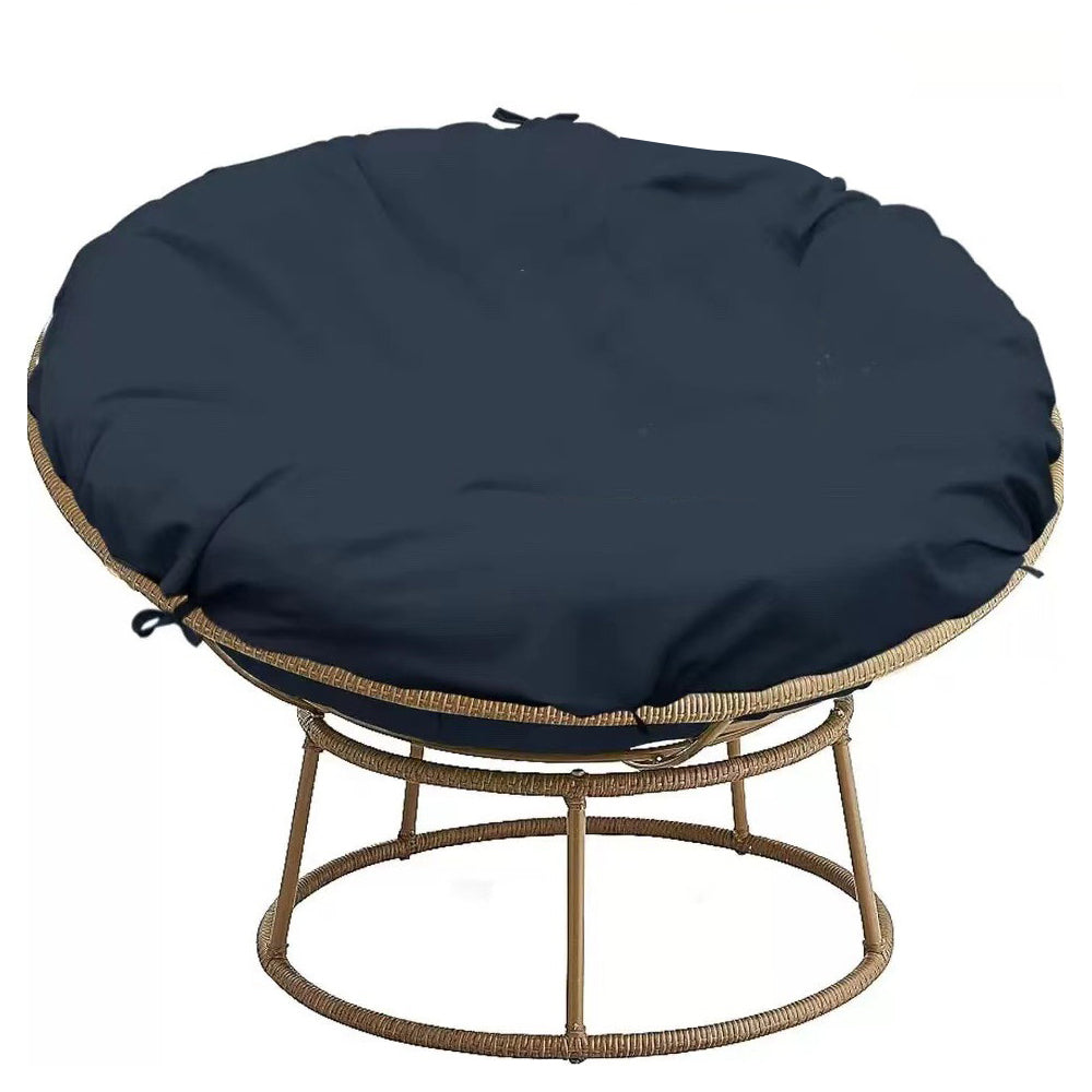 Water-Resistant Papasan Cushion Cover Removable Zippered Chair Seat Pad Slipcover
