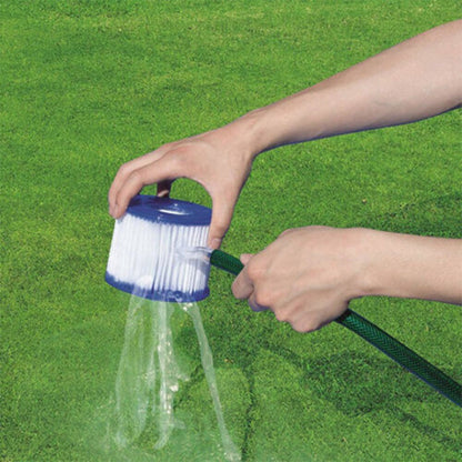 2 Pcs Pool Filter Cartridge Replacement Cartridges for Bestway VI