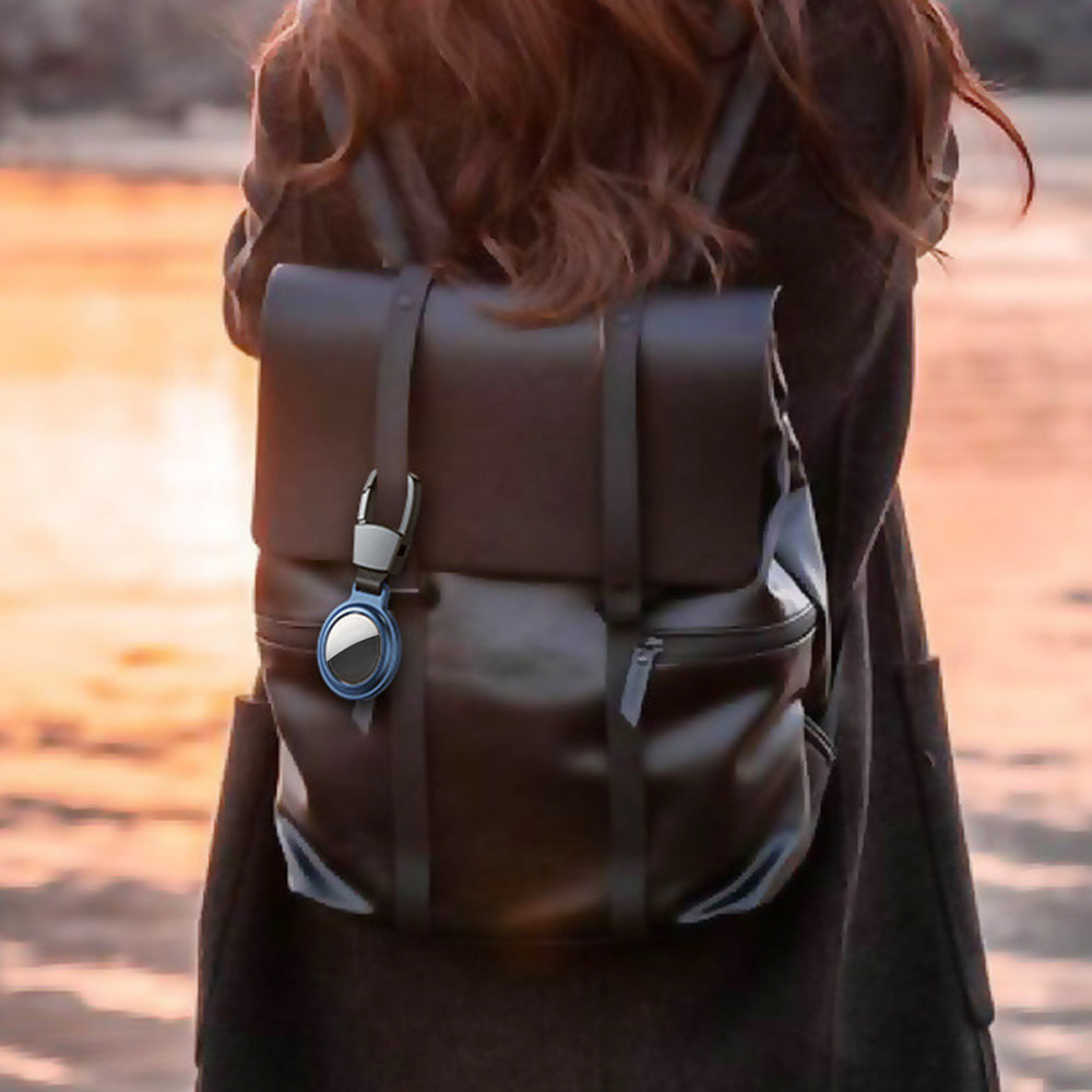 4Pcs Set For Apple Airtag Protective Case Alloy Airtag Holder for Key Ring Luggage Pet Collar