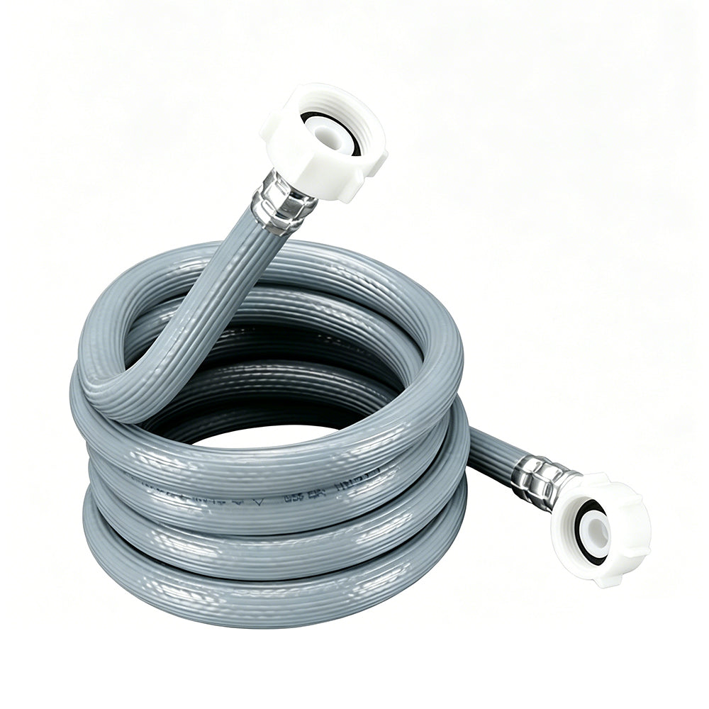 PVC Washer Hoses 3 Layer Burst Proof Washing Machine Inlet Hose 6 Split Thread