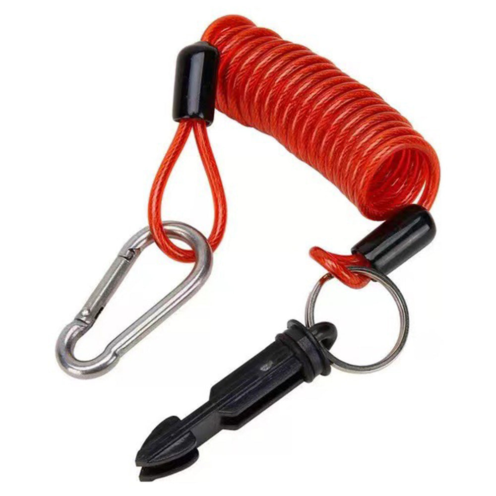 4FT Breakaway Trailer Brake Cable ââ‚?Stainless Steel with Spring Clip