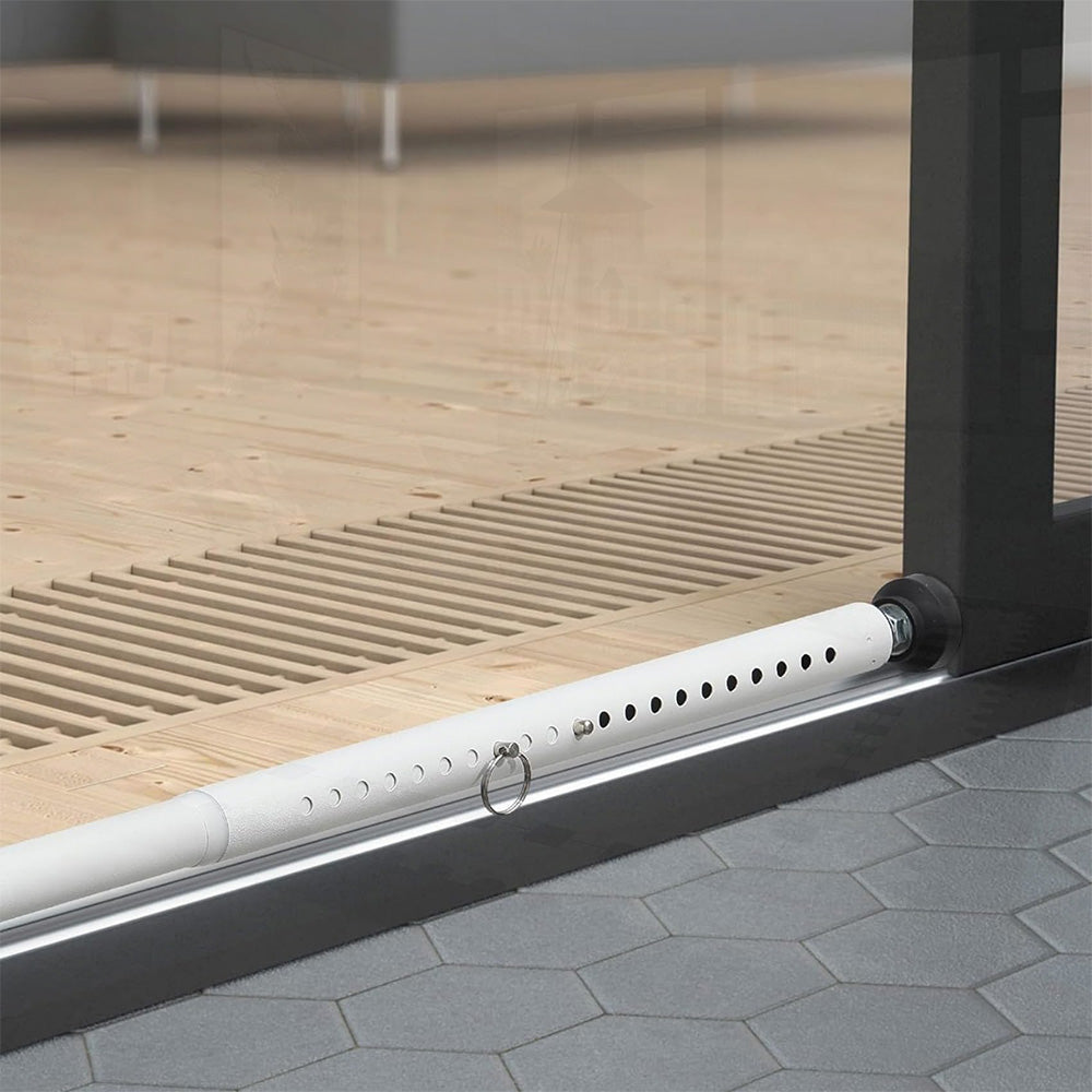 2Pcs Adjustable Sliding Window Door Safety Security Bar for Home Apartment Hotel
