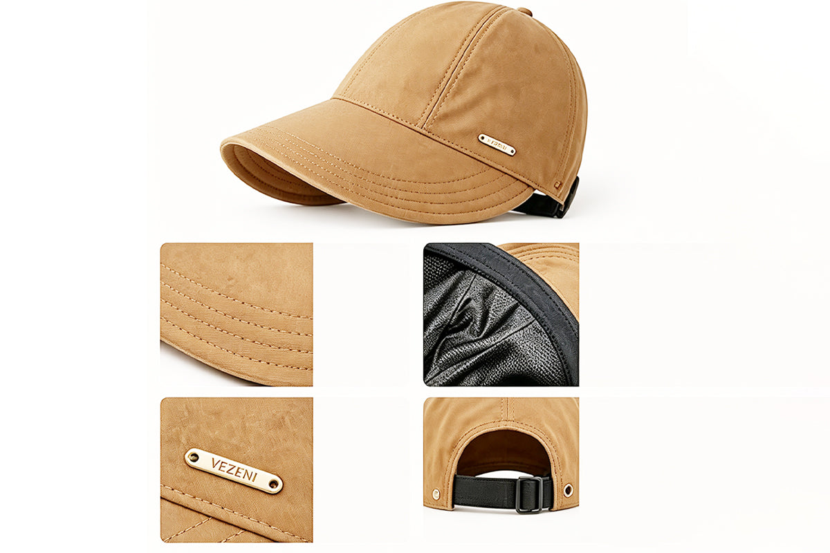 Wide Brim Quick Dry Foldable Sun Hat - Khaki