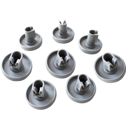 8 Pack 4cm Dishwasher Rollers Compatible with AEG Electrolux Dishlex