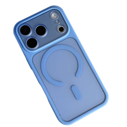 Frosted Easy Attached Camera Protection Case for iPhone 18 Pro Max - Blue