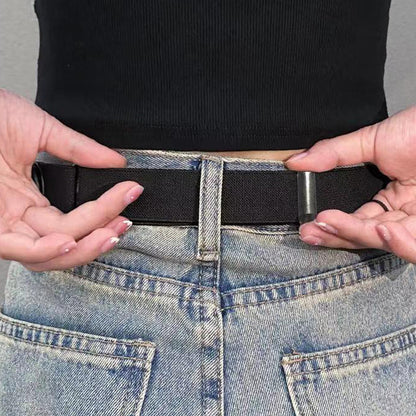 4Pcs High Elastic Waist Belts Adjustable Slide Buckle for Men and Women