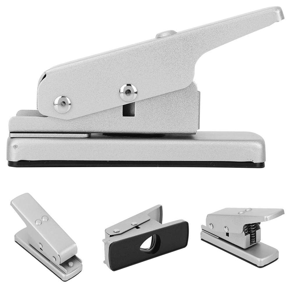 DIY Guitar Pick Punch Cutter Tool-Silver