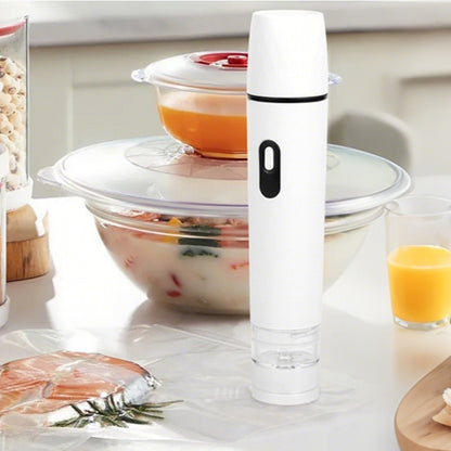 Compact Vacuum Sealer for Food Storage with 15 Reusable Vacuum Bags
