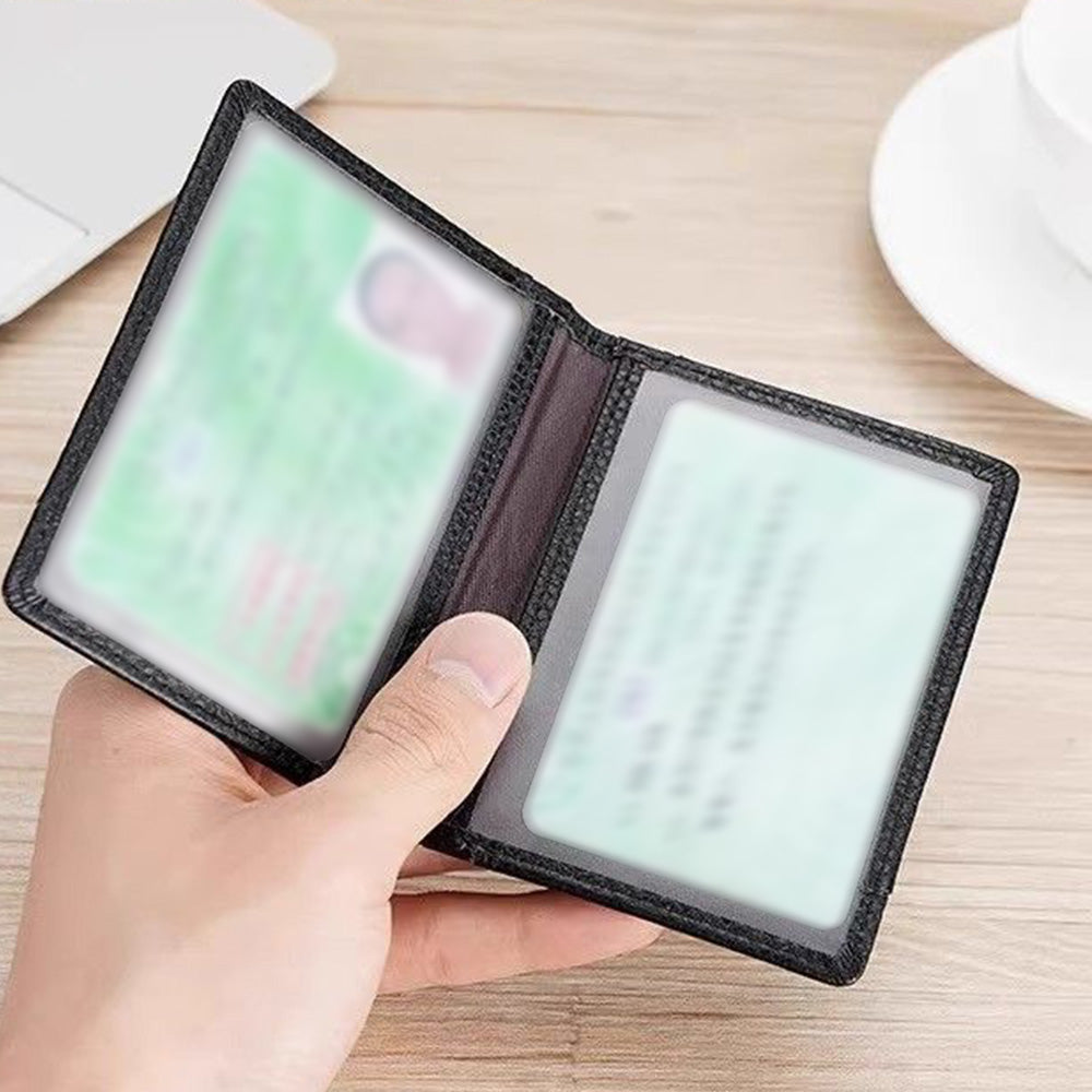 PU Leather Card Holder Slim Credit Card Organizer