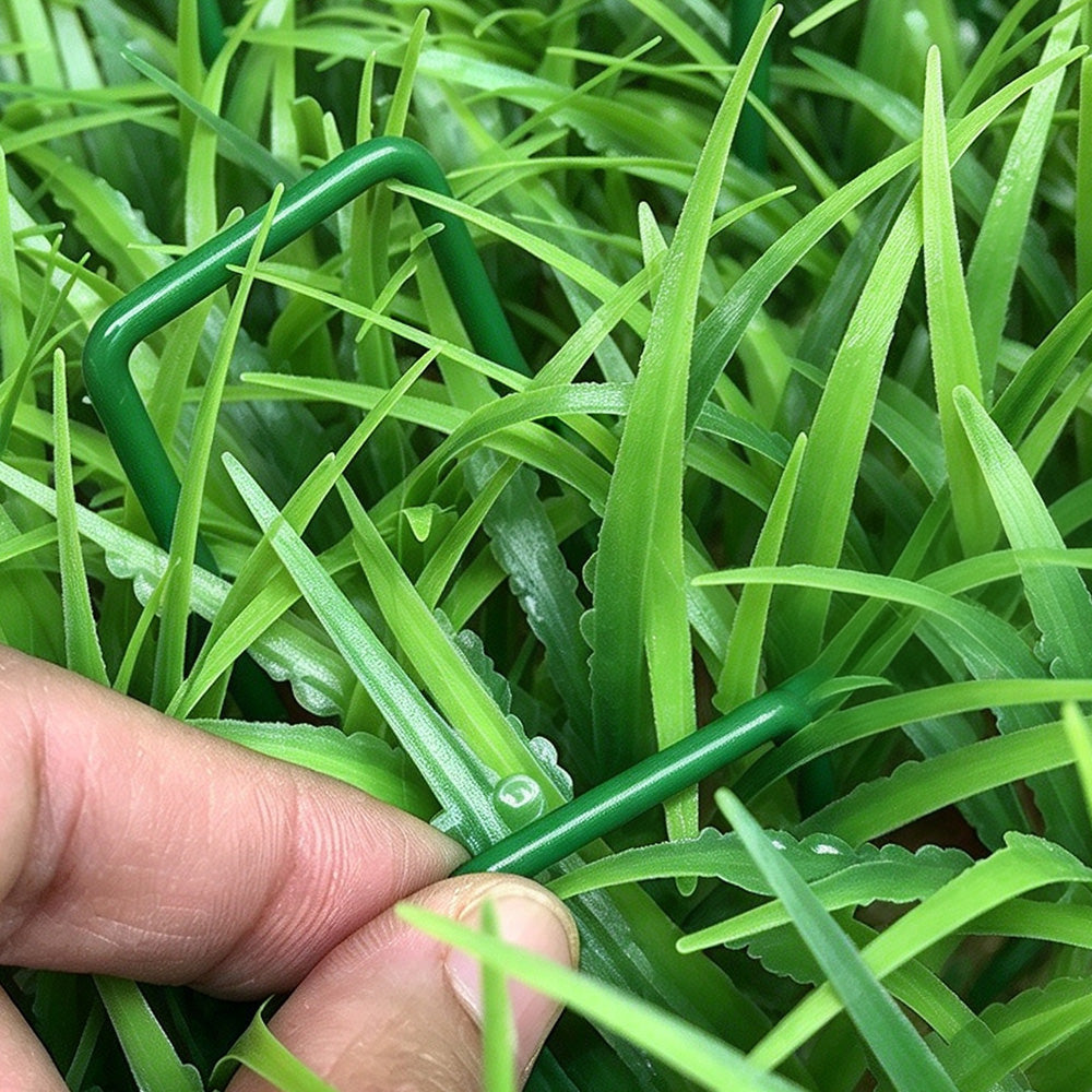 100Pcs U Shaped Metal Garden Landscape Staples
