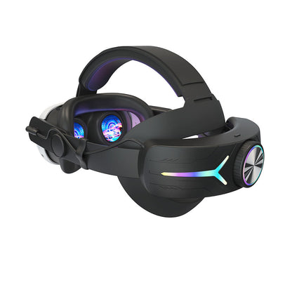 For Meta Oculus Quest 3 VR Head Strap RGB Comfort Headstrap Black