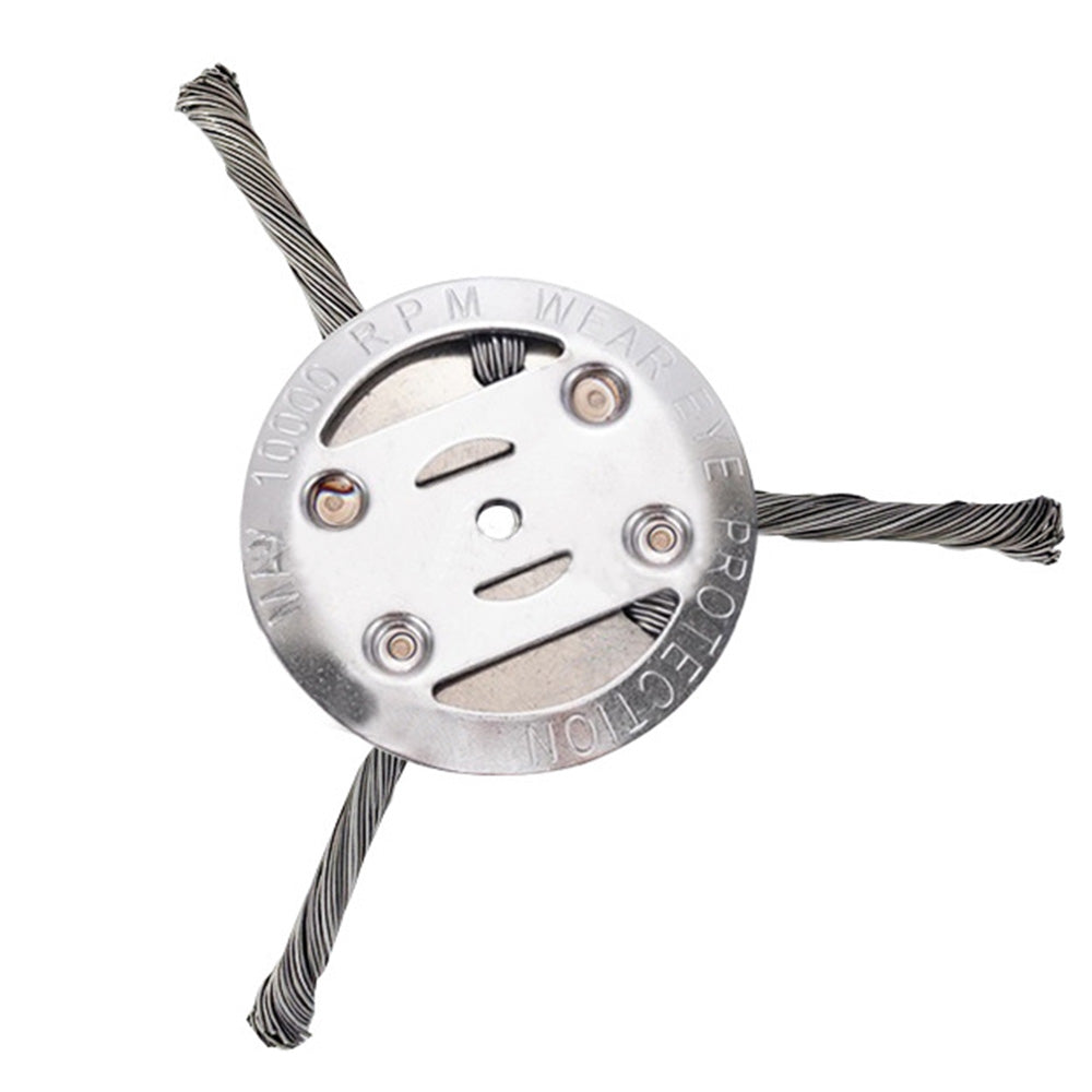 2Pcs Replacement Steel Wire Grass Trimmer Head for 5mm Inner Hole String Trimmer Weed Remover Tool