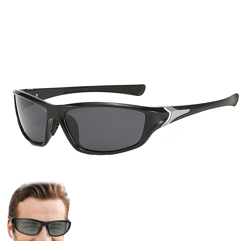 Polarized UV Sunglasses ââ‚?Sports & Fishing Glasses for Travel Outdoors Black