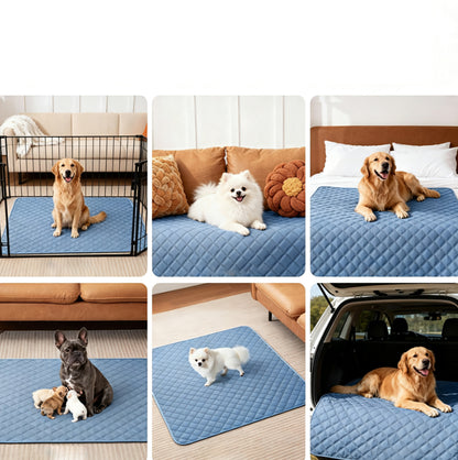 2 Pack Reusable Washable Waterproof Pet Pee Pads for Dogs Cats