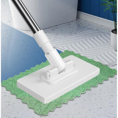 Mini Mop with 4 Reusable Cloths Wet and Dry Click Mops