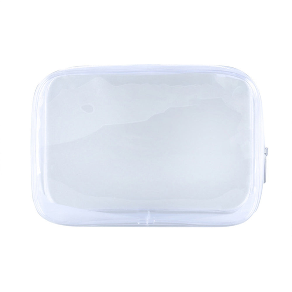 Portable Clear Makeup Bag Zipper Transparent Travel Storage Pouch Cosmetic Toiletry Bag