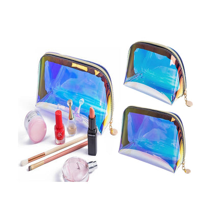 2 Piece Laser Cosmetic Bags Portable Travel Bag