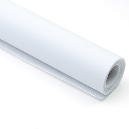 150x50cm Self Adhesive Flocking Fabric Roll for Crafts and Liners - White