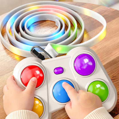 Dual-Mode Rhythm Light Music Game Toy for Family Parties and Gifts
