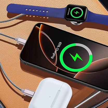 3 in 2 Watch Wireless Charger-Grey