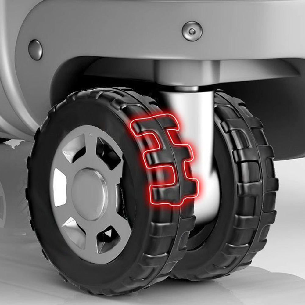 8Pcs Luggage Wheel Covers Silicone Suitcase Wheels Protector Sleeves Black