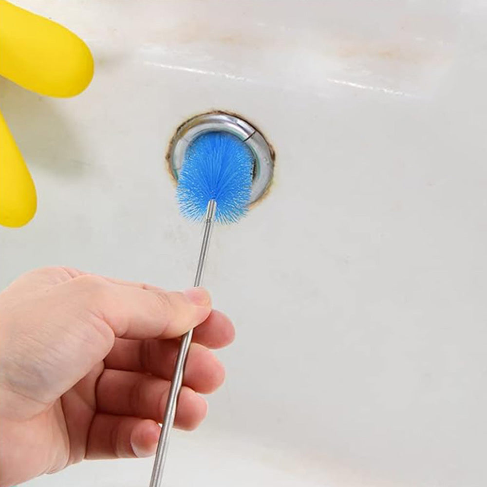 Double End Flexible Pipe Cleaning Brush Set-Blue
