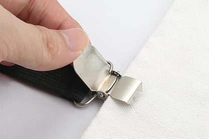 2Pcs Adjustable Fitted Sheet Tensioner Bed Sheet Tensioner Elastic Mattress Holder