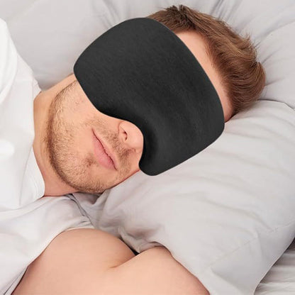 Travel Headrest Pillow and Sleep Eye Mask Set for Long Flight