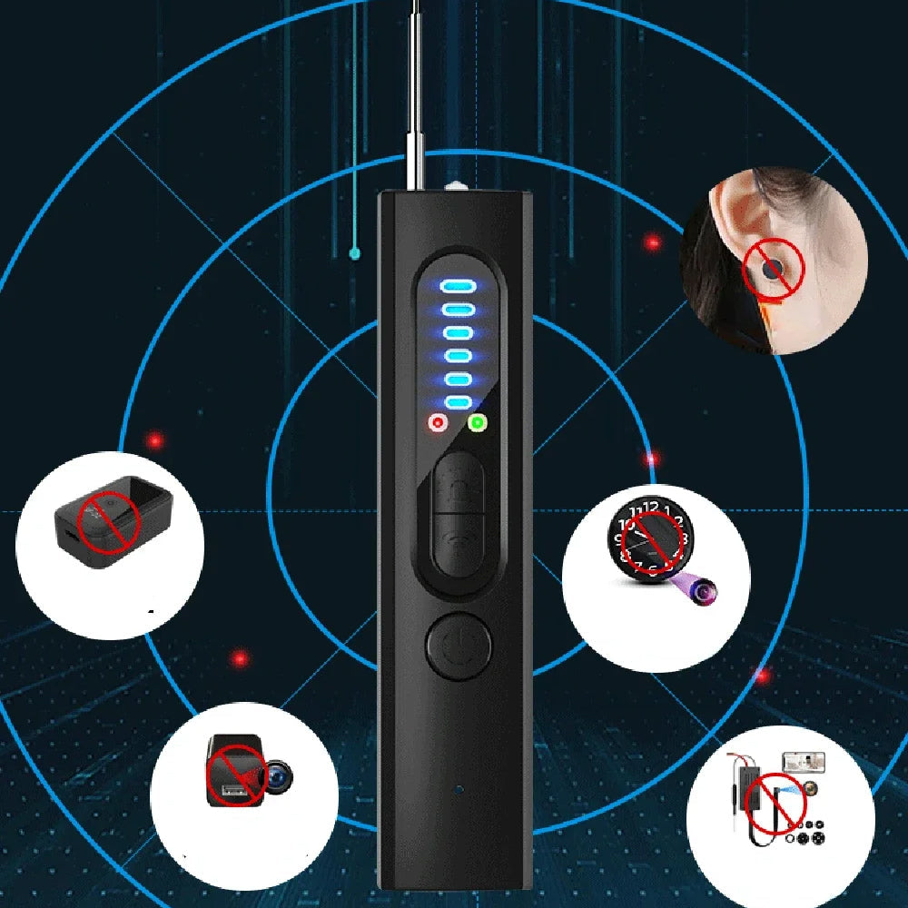 Hidden Camera Detector Anti Spy Signal Scanner GPS Tracker Detector for Home Office Hotel
