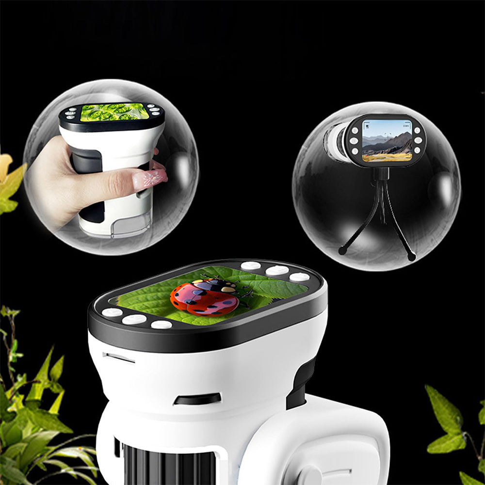 2 Inch Screen 1000X Smart Microscope with Stand