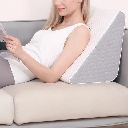 Bed Wedge Pillow Triangle Bed Pillow Jacquard Sleeping Rest Pillow