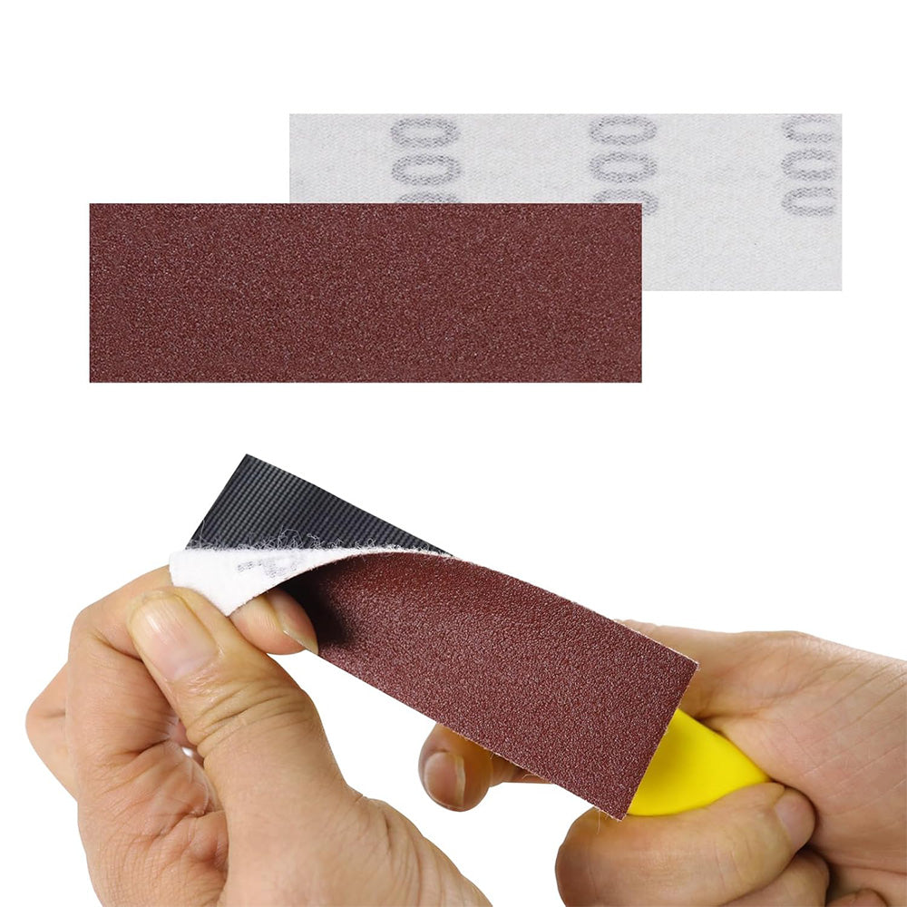 100 Pcs Micro Sander Detail and Mini Sander Block Hand Sander Tool for Crafts