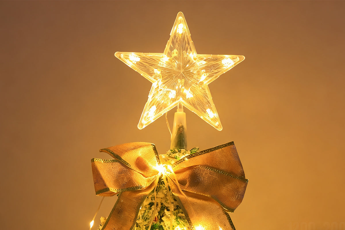 Waterfall Christmas Tree Lights Christmas Decorations Star String Lights