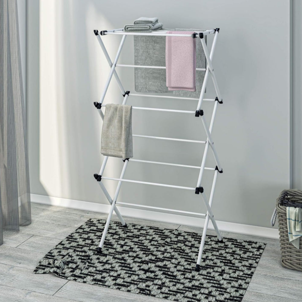 3-Tier Clothes Drying Rack Folding Multi-Functional  Laundry Hanger Stand