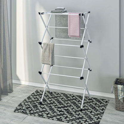 3-Tier Clothes Drying Rack Folding Multi-Functional  Laundry Hanger Stand