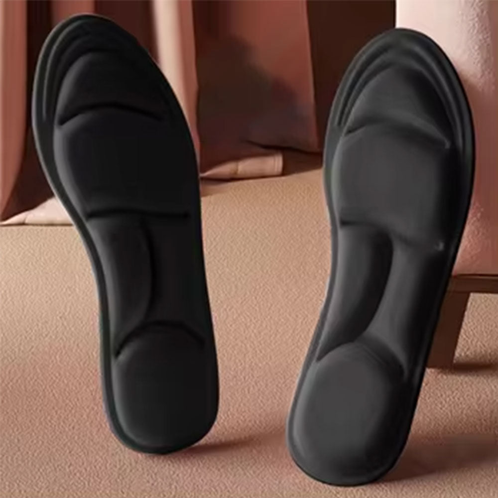 2 Pairs of Unisex 5D Memory Foam Insoles Air Cushion Heel Foot Shoe Pads