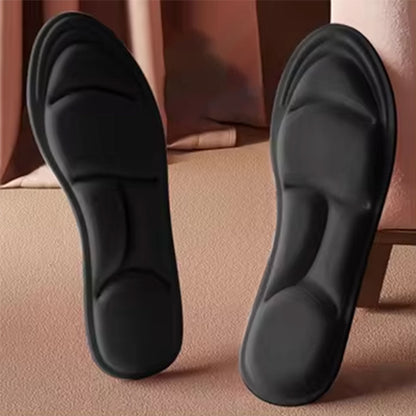 2 Pairs of Unisex 5D Memory Foam Insoles Air Cushion Heel Foot Shoe Pads
