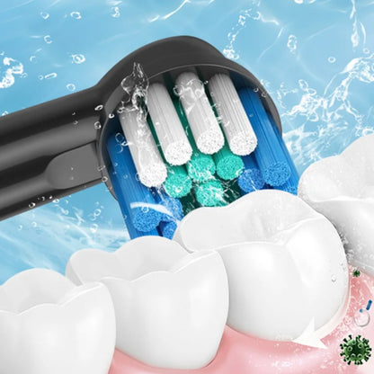 4 Pack Replacement Heads for Oral B Soft Electric Toothbrush Heads