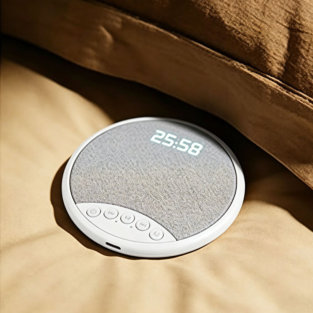 White Noise Machine Bluetooth 5.4 Pillow Speaker for Sleeping Travel