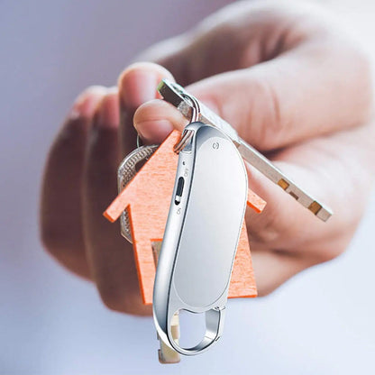 Mini Digital Voice Activated Recorder with 32GB Memory Audio Recording Device MP3 Player Sliver